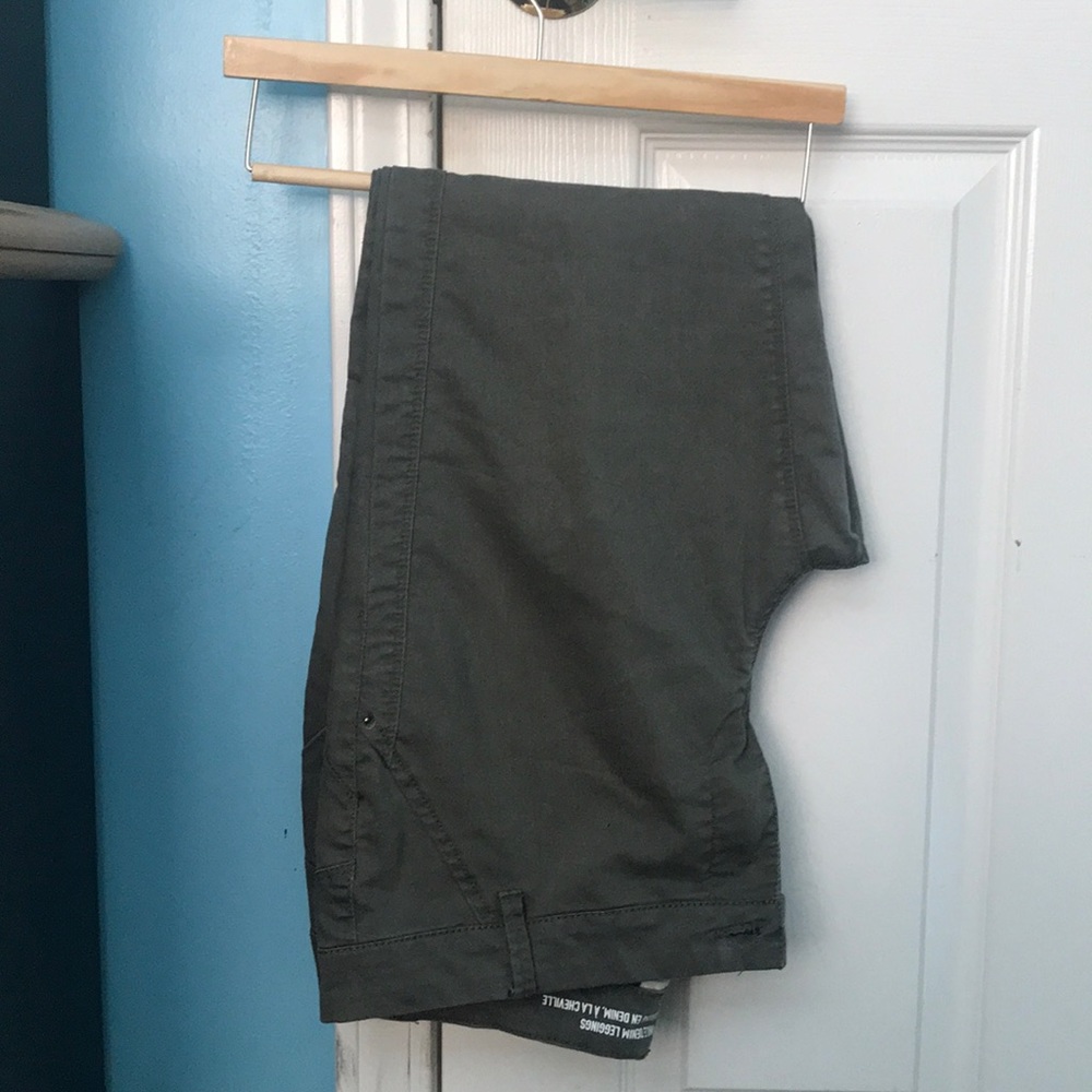 Army green jeans